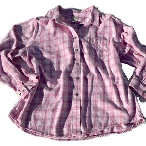 L.L. Bean Cozy Retro Boyfriend Flannel 100% Cotton